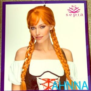 Pigtail princess wig